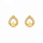 Teardrop earrings by Negini and Elnaz