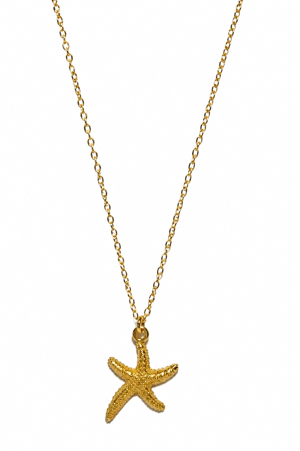اویز با زنجیر استار فیش جدید ظریف New elegant starfish chain pendant