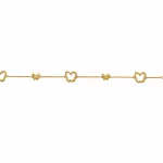Full and empty butterfly bracelet