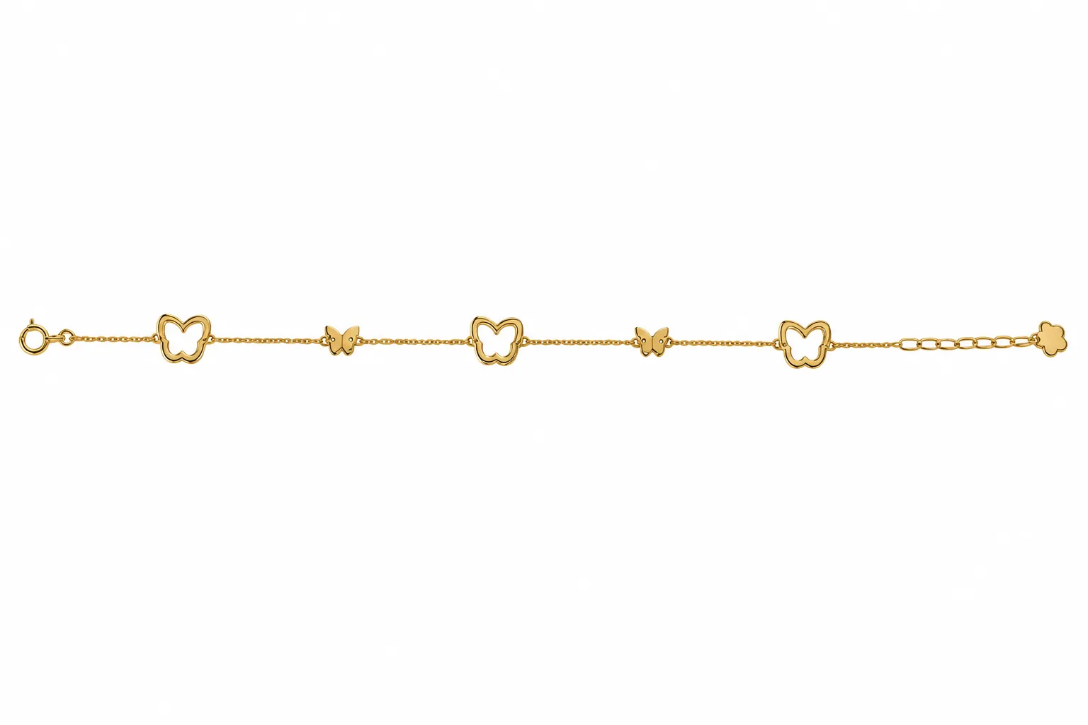 دستیند پروانه ی پر وخالی Full and empty butterfly bracelet