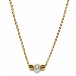 Elegant Vogue Single Pearl Necklace
