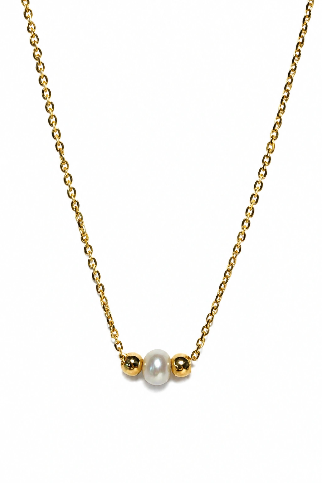 گردنبند تک مروارید وگوی ظریف Elegant Vogue Single Pearl Necklace