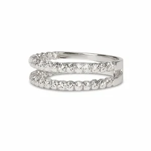 White Bernardo Ring