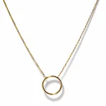 Small circle necklace
