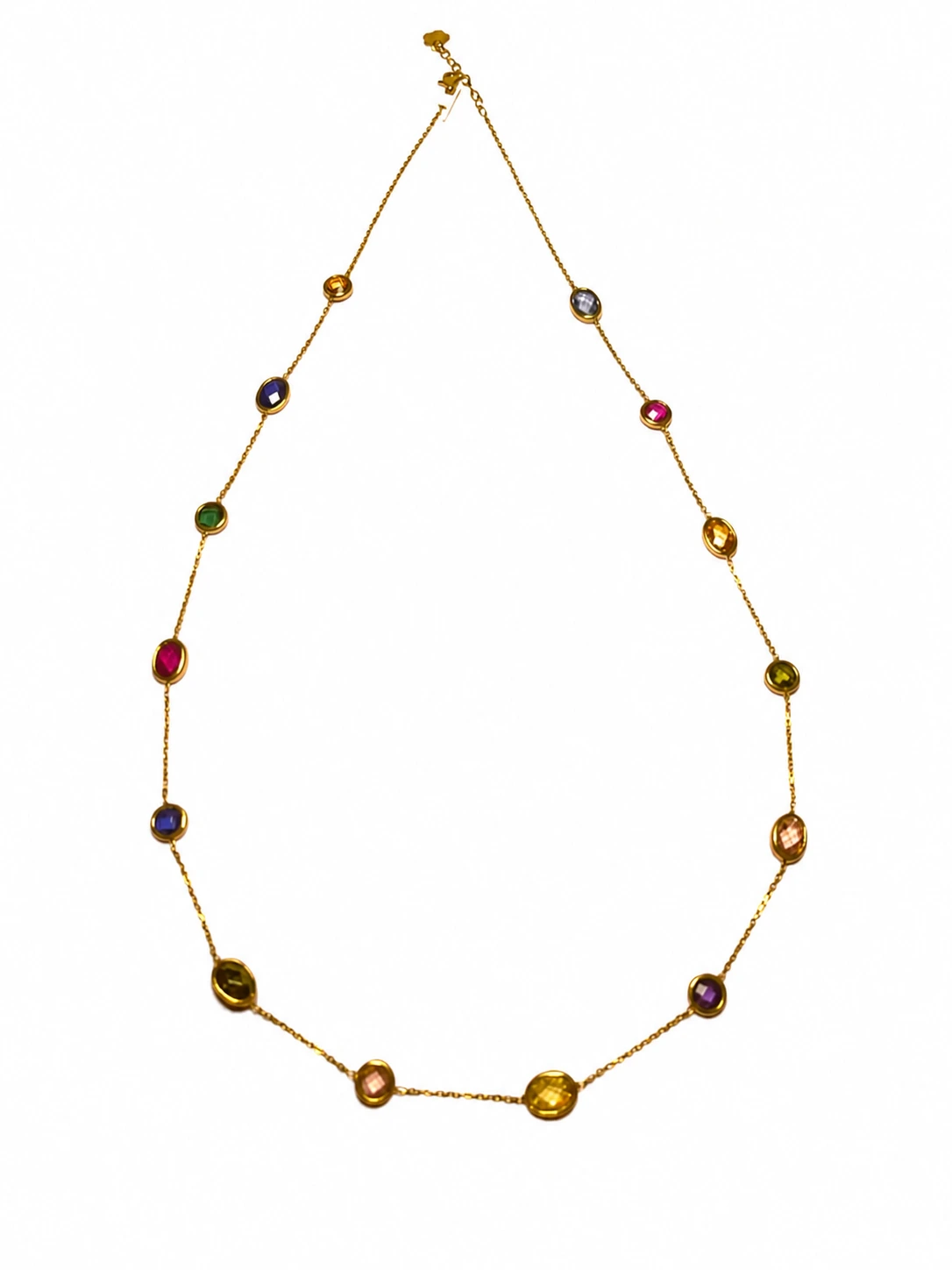 گردنبند مارکو سنگ رنگی Marco colored stone necklace
